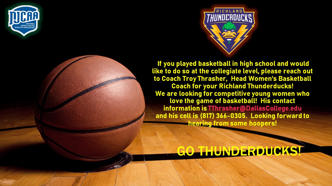 Women's Basketball Looking for New Players